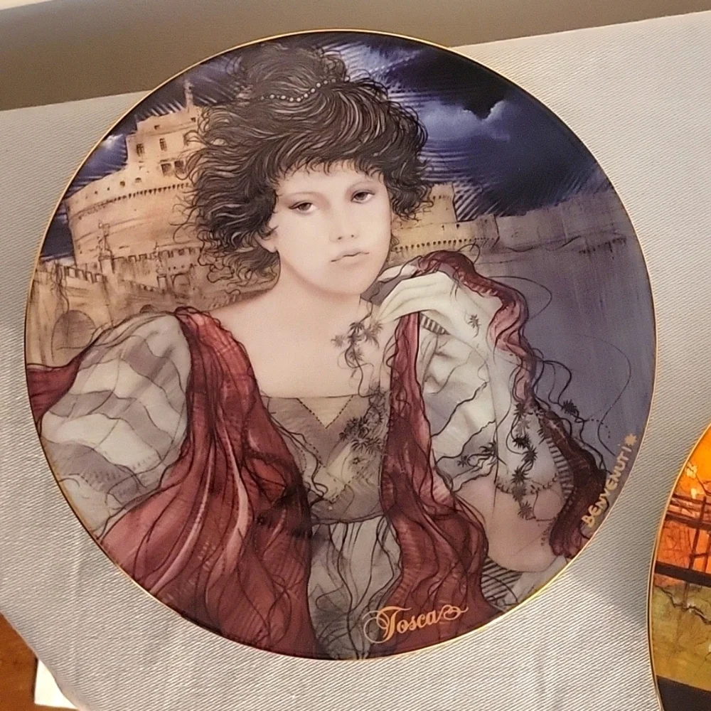 1987 Riccaedo Benvenuti Bradford Exchange Collector Plates